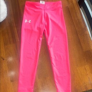 Under Armour Kids Neon Pink Leggings